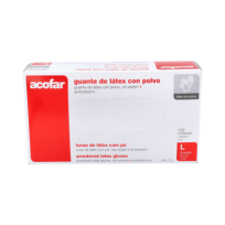 Acofar guantes látex con...